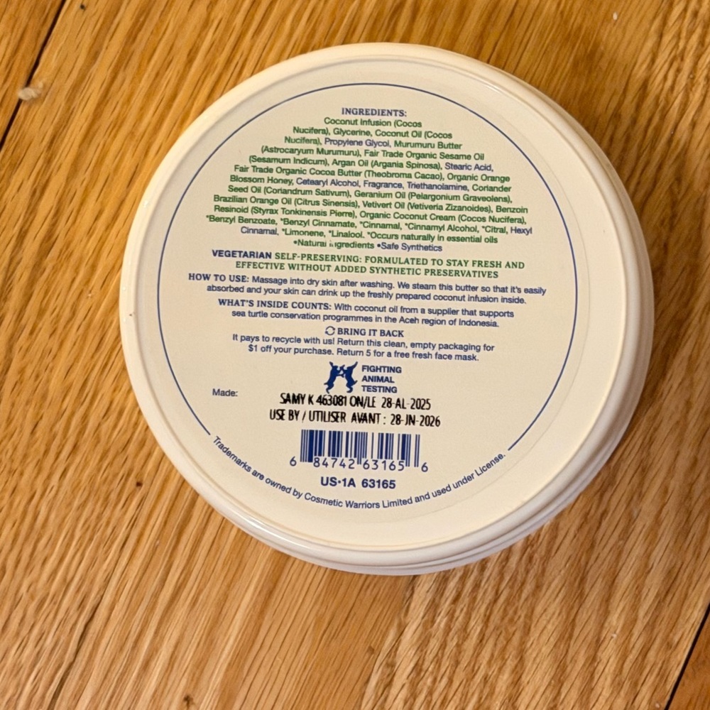 Lush Coconut Body Butter - Picture 2 of 3